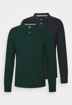 Pier One LONG SLEEVE 2 PACK - Koszulka Polo - Dark Grey/khaki 10 Pier One LONG SLEEVE 2 PACK - Koszulka Polo - Dark Grey/khaki -Pier One 797d6a7ee480495b8e72e1155193494c
