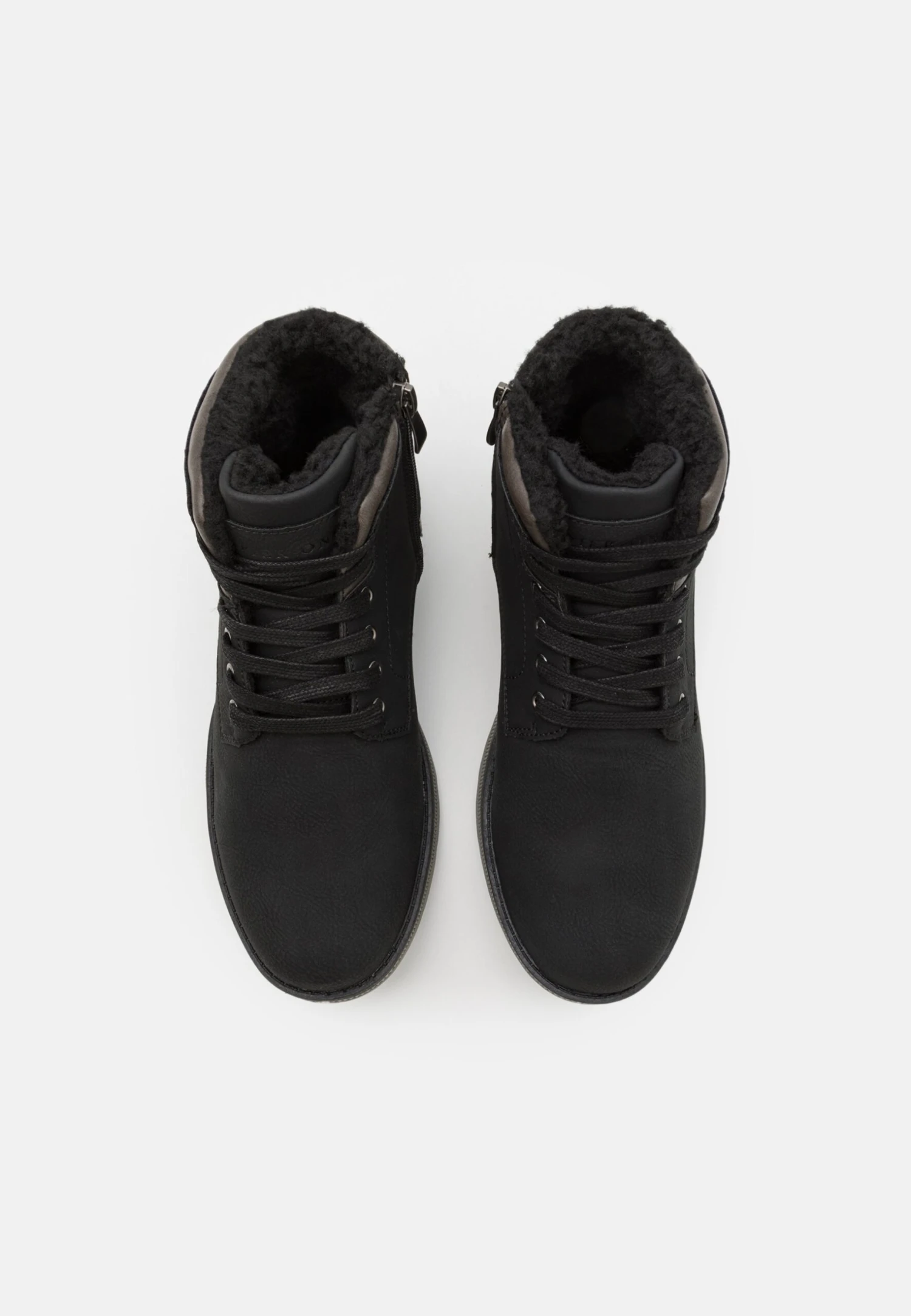 Pier One Botki Sznurowane - Dark Grey 3 Pier One Botki Sznurowane - Dark Grey - obrazek 3