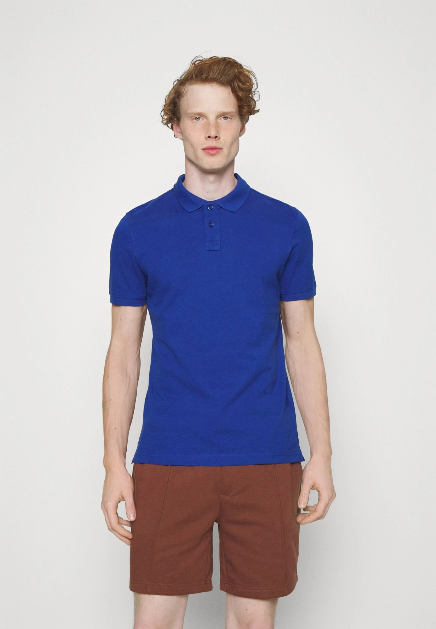 Pier One 3 PACK - Koszulka Polo - Dark Blue/brown/beige 2 Pier One 3 PACK - Koszulka Polo - Dark Blue/brown/beige - obrazek 2