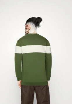 Pier One Bluza - Khaki/off-white -Pier One 7cf5dc7196b247baa133fdd1668b40f6