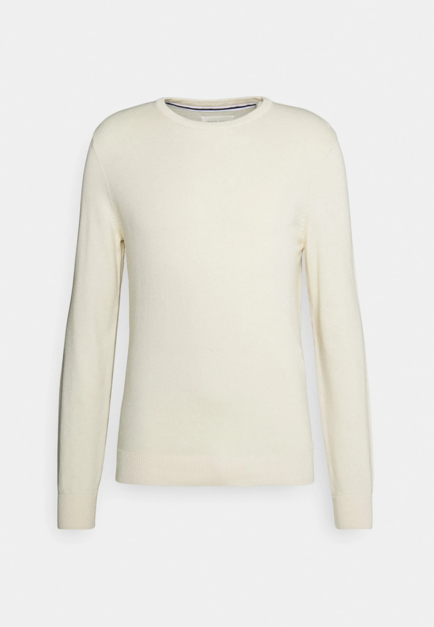 Pier One BASIC CREWNECK - Sweter - Off White 1 Pier One BASIC CREWNECK - Sweter - Off White