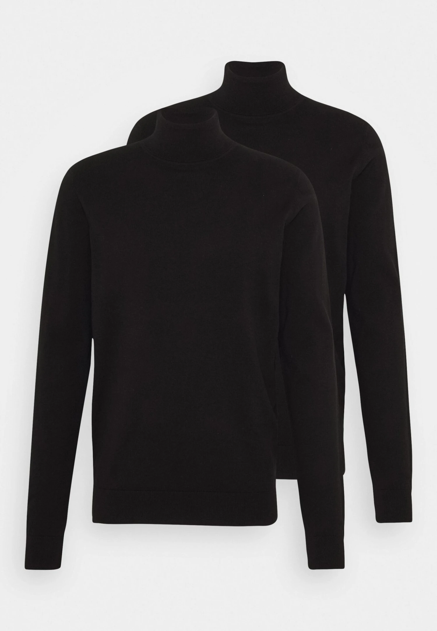 Pier One PM- BASIC TURTLENECK - Sweter - Black 6 Pier One PM- BASIC TURTLENECK - Sweter - Black - obrazek 6
