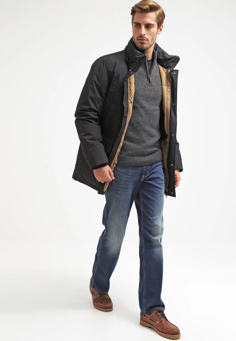 Pier One Sweter - Dark Grey Melange 2 Pier One Sweter - Dark Grey Melange - obrazek 2