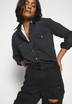 Pier One UNISEX - Pasek - Black -Pier One 898241c655e344319ba6b23132813ba0