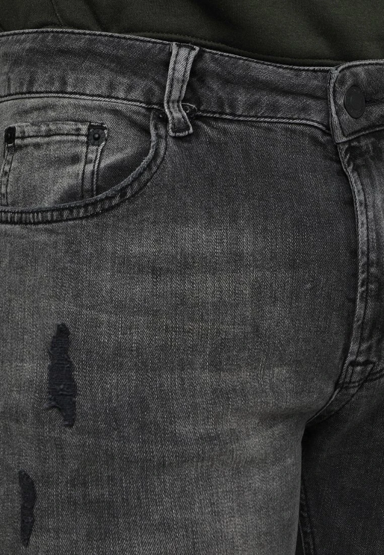 Pier One Jeansy Skinny Fit - Black Denim 4 Pier One Jeansy Skinny Fit - Black Denim - obrazek 4