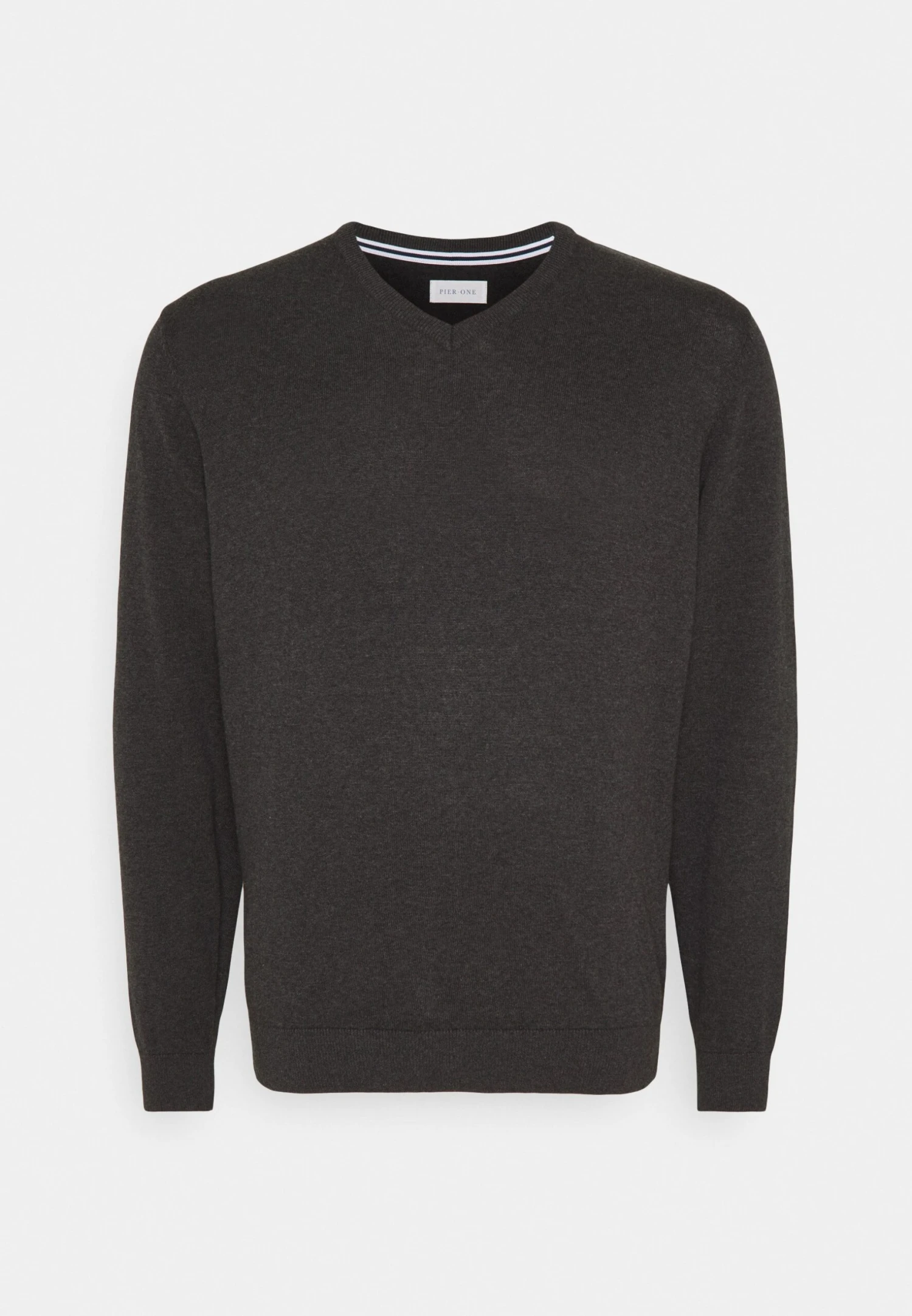 Pier One 2 PACK - Sweter - Dark Blue/mottled Dark Grey 2 Pier One 2 PACK - Sweter - Dark Blue/mottled Dark Grey - obrazek 2