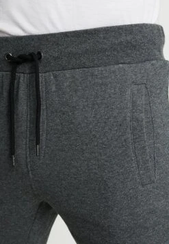 Pier One Spodnie Treningowe - Mottled Dark Grey -Pier One 9356a10acbd34cb1b0cd2b087709167a