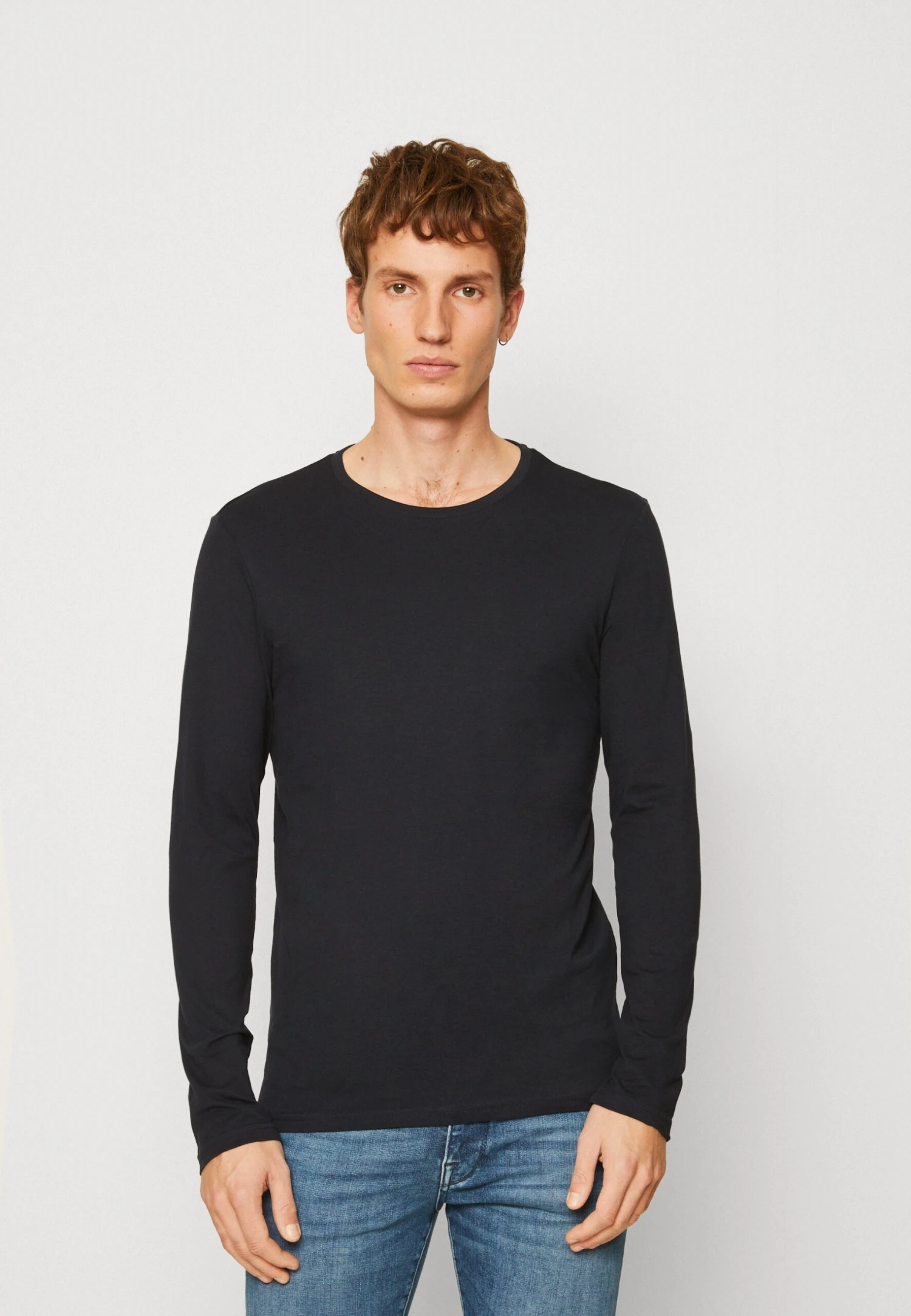 Pier One 2 PACK - Bluzka Z Długim Rękawem - Light Blue/dark Blue 4 Pier One 2 PACK - Bluzka Z Długim Rękawem - Light Blue/dark Blue - obrazek 4