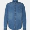 Pier One DENIM SHIRT - Koszula - Blue Denim