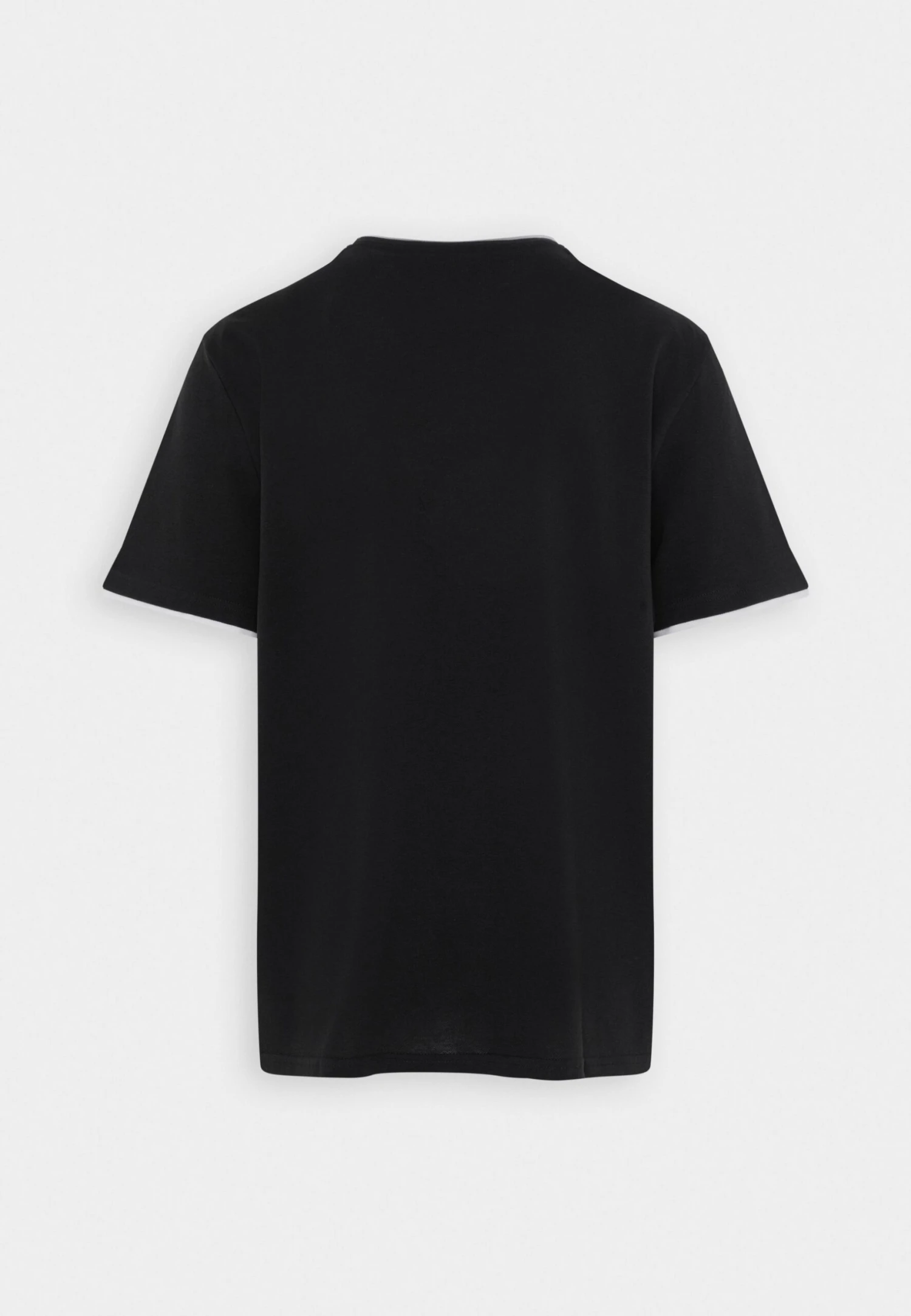 Pier One PIQUE EMBRO DETAIL - T-shirt Basic - Black 1 Pier One PIQUE EMBRO DETAIL - T-shirt Basic - Black