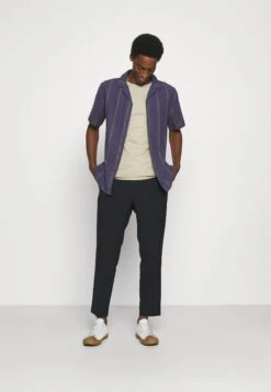 Pier One 5 PACK - T-shirt Basic - White/dark Grey/black