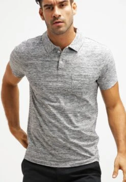 Pier One Koszulka Polo - Grey Melange