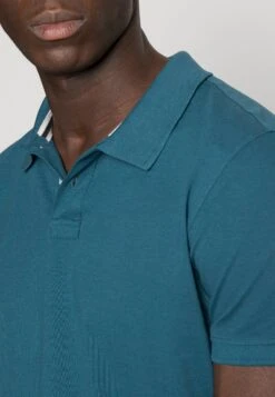 Pier One 2 PACK - Koszulka Polo - Petrol/black -Pier One a43ad11d9a224990ac9fdc5fd8e4693a