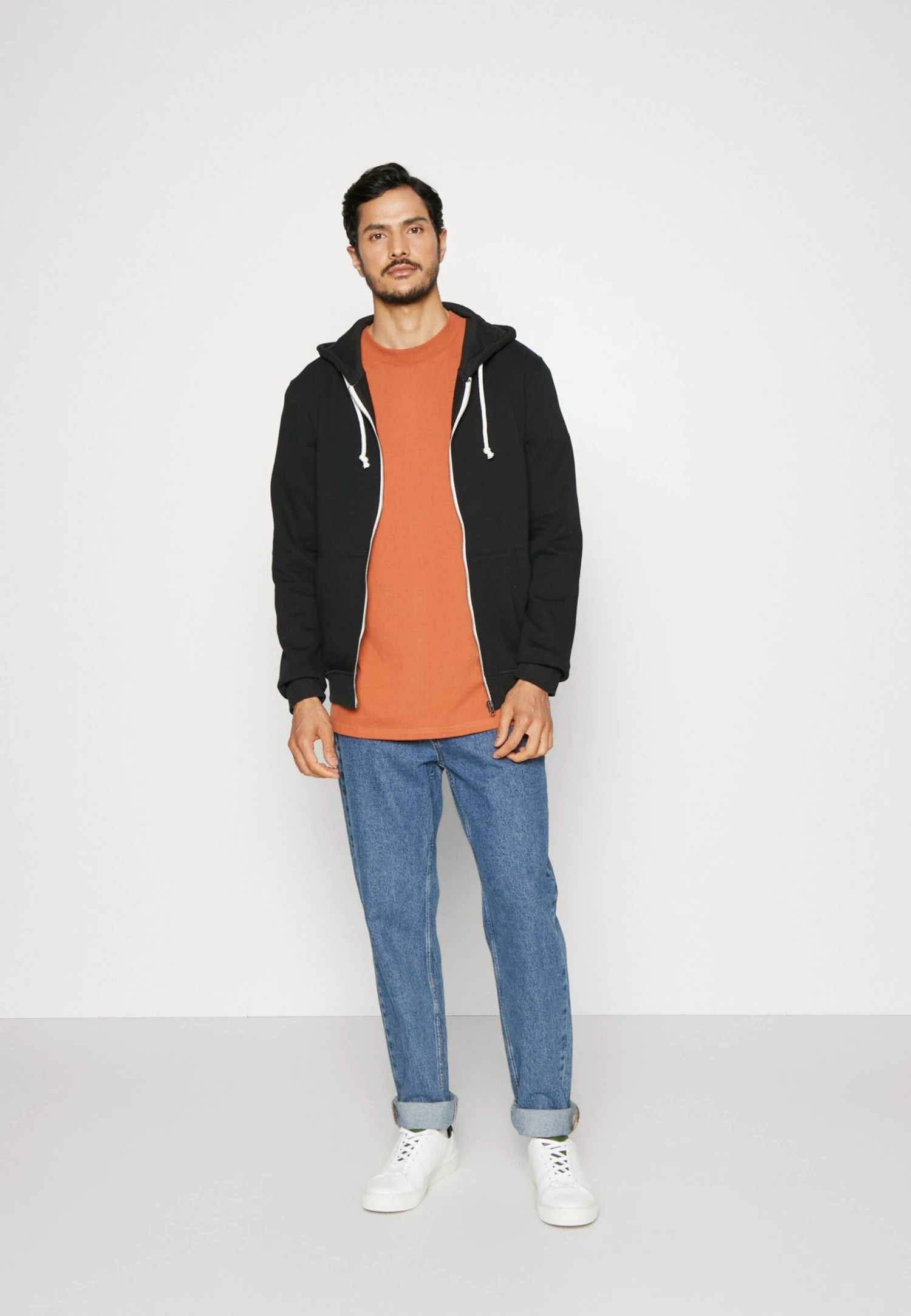 Pier One 2 PACK - Bluza Rozpinana - Black/mottled Light Grey 1 Pier One 2 PACK - Bluza Rozpinana - Black/mottled Light Grey