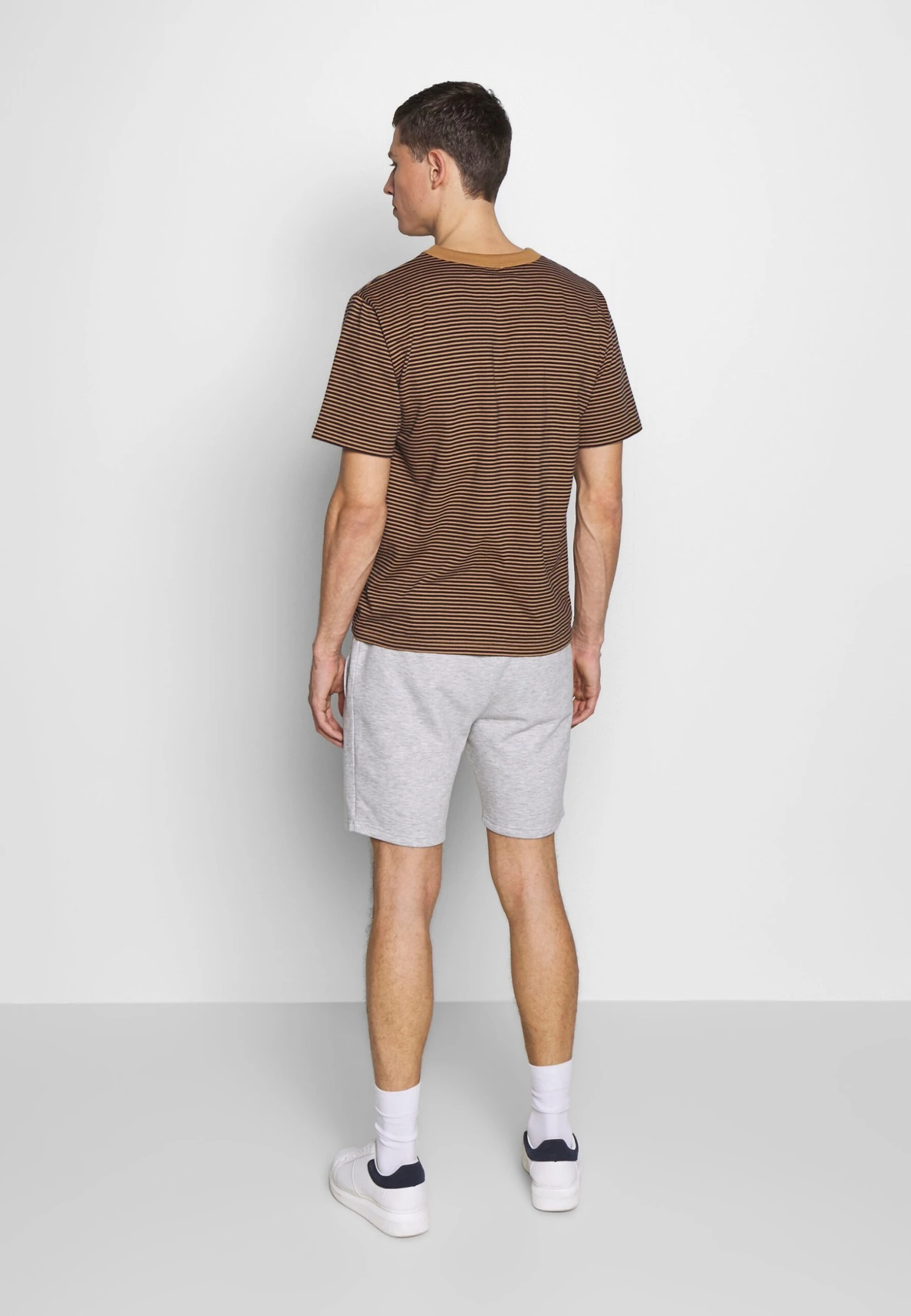 Pier One 2 PACK - Szorty - Light Grey /black 5 Pier One 2 PACK - Szorty - Light Grey /black - obrazek 5