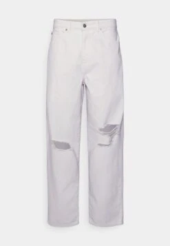 Pier One Jeansy Relaxed Fit - White Denim -Pier One a9a7b6d9e95c41558934482f19a78c8a