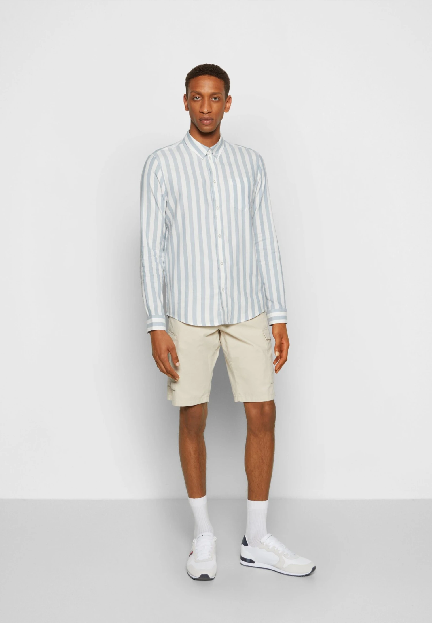 Pier One Koszula - Light Blue/white 2 Pier One Koszula - Light Blue/white - obrazek 2