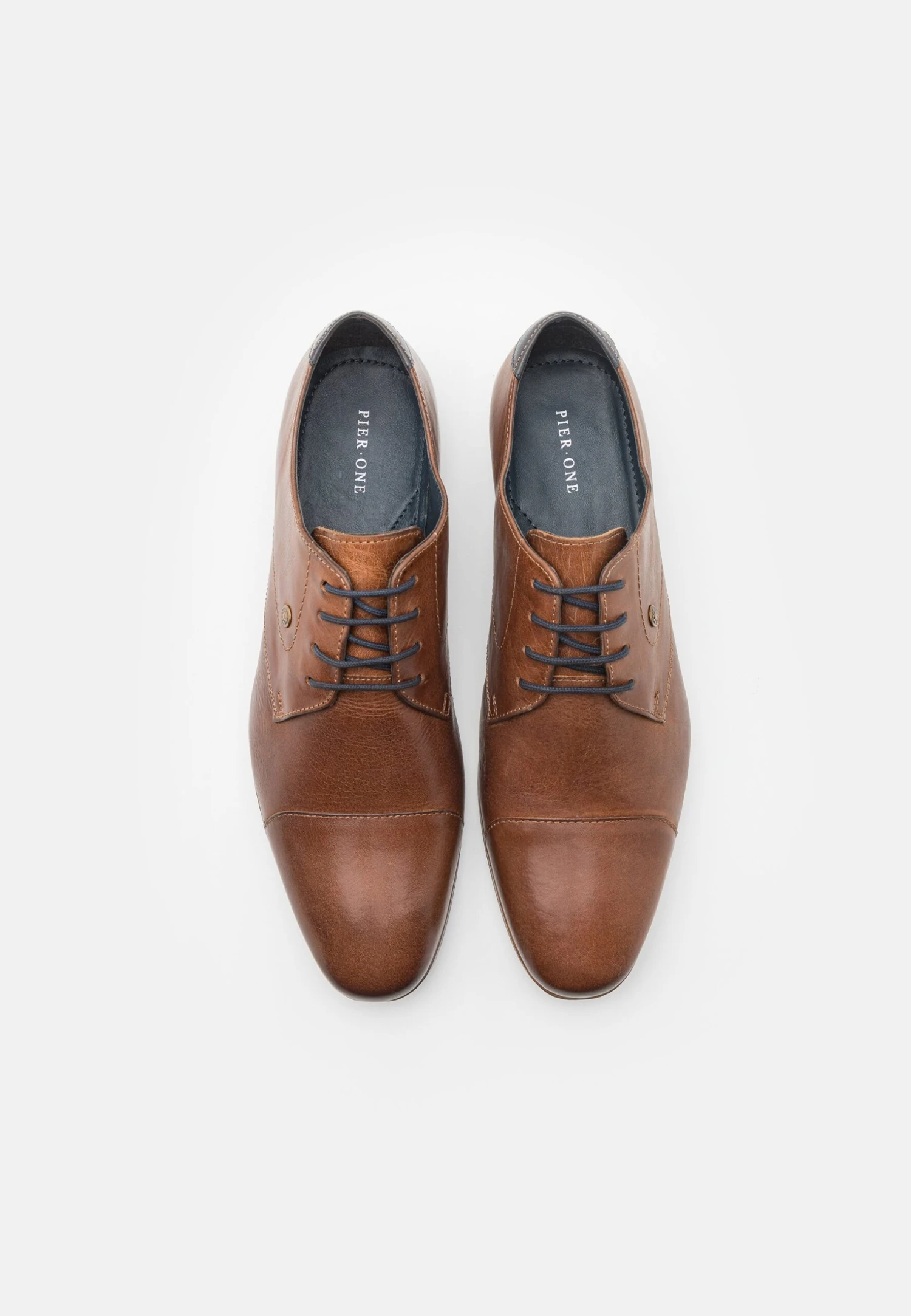 Pier One LEATHER - Oksfordki - Camel 4 Pier One LEATHER - Oksfordki - Camel - obrazek 4