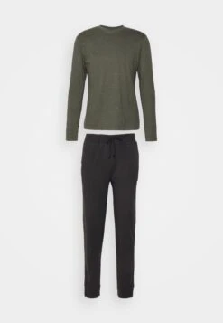 Pier One Piżama - Black/khaki 12 Pier One Piżama - Black/khaki -Pier One be38ec5a373647d7b6dd39bd2774df5d