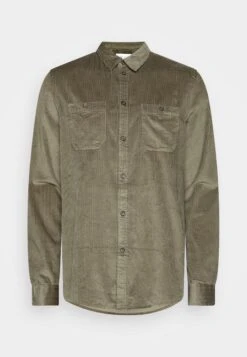 Pier One CORDUROY OVERSHIRT - Koszula - Khaki