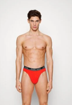 Pier One 3 PACK - Panty - Red/light Blue/black