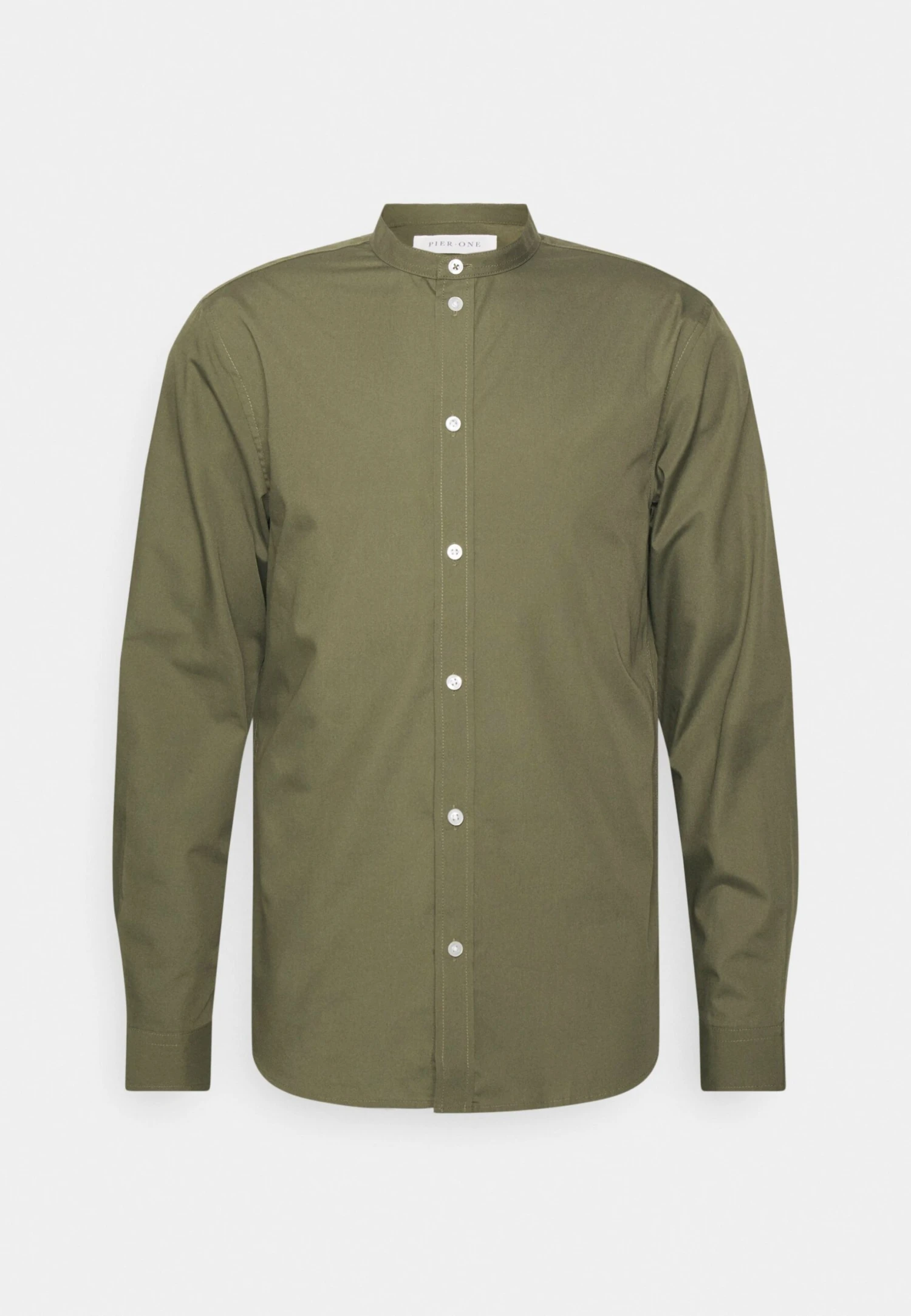 Pier One 2 PACK - Koszula - White/olive 6 Pier One 2 PACK - Koszula - White/olive - obrazek 6