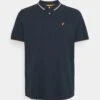Pier One Koszulka Polo - Dark Blue/orange