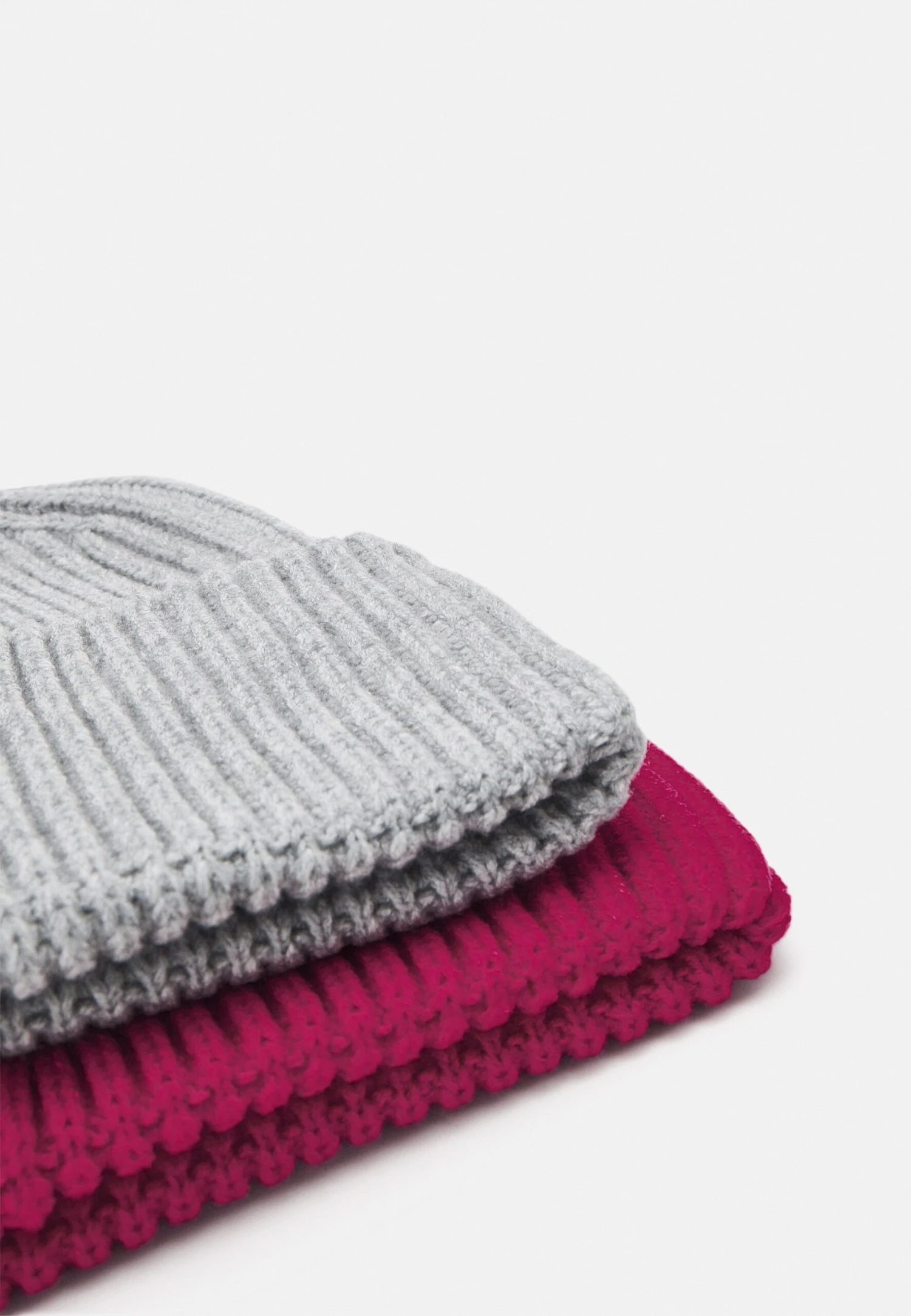 Pier One UNISEX 2 PACK - Czapka - Red/grey 2 Pier One UNISEX 2 PACK - Czapka - Red/grey - obrazek 2