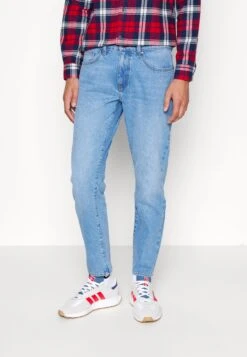 Pier One Jeansy Slim Fit - Light Blue