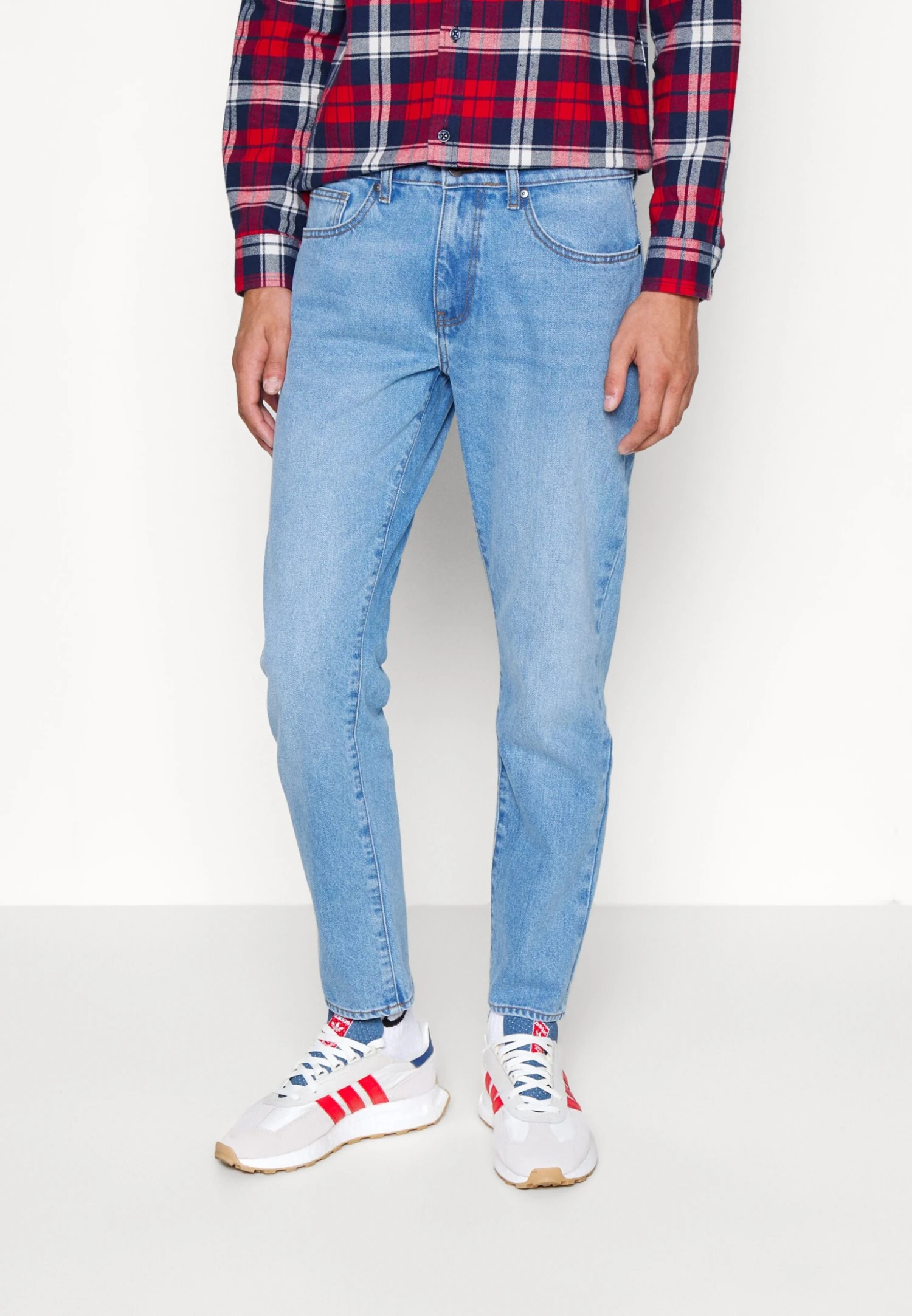 Pier One Jeansy Slim Fit - Light Blue 1 Pier One Jeansy Slim Fit - Light Blue