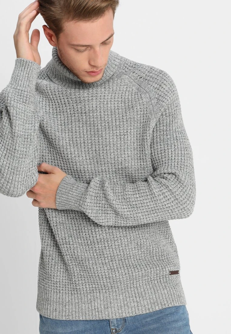 Pier One Sweter - Mottled Grey 1 Pier One Sweter - Mottled Grey