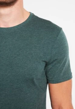 Pier One T-shirt Basic - Green Melange 9 Pier One T-shirt Basic - Green Melange -Pier One d508f159fdf845899bceb24aac987afc