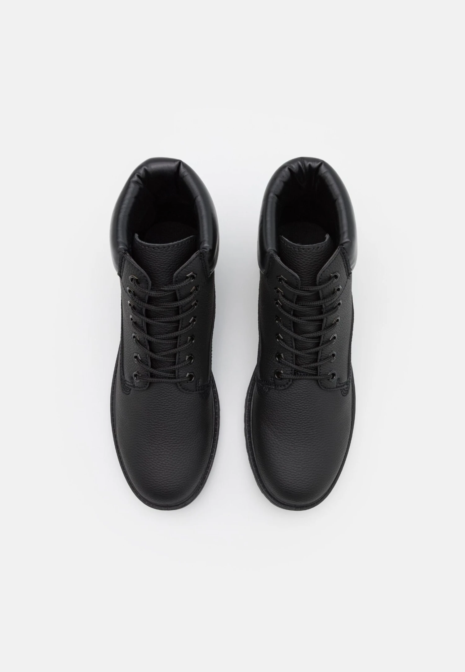 Pier One Botki Sznurowane - Black 4 Pier One Botki Sznurowane - Black - obrazek 4