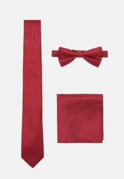 Pier One SET - Krawat - Bordeaux