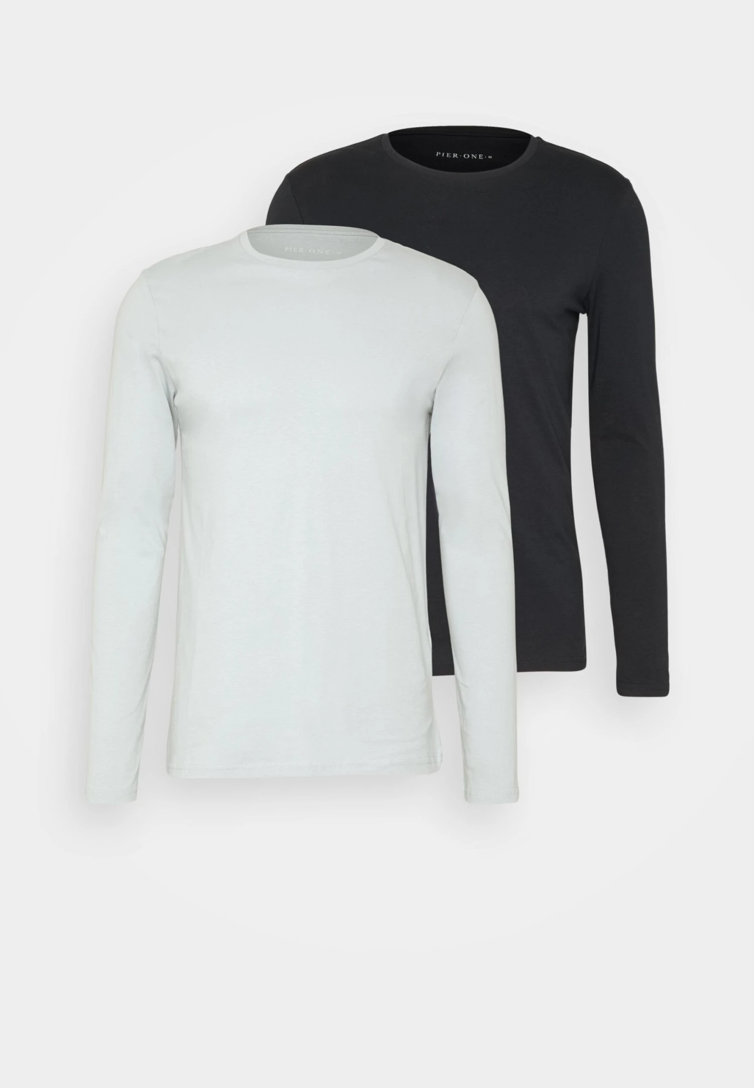 Pier One 2 PACK - Bluzka Z Długim Rękawem - Light Blue/dark Blue 6 Pier One 2 PACK - Bluzka Z Długim Rękawem - Light Blue/dark Blue - obrazek 6