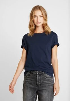Pier One T-shirt Basic - Dark Blue -Pier One ddc22118a8d34b15aa806c698c456f1c