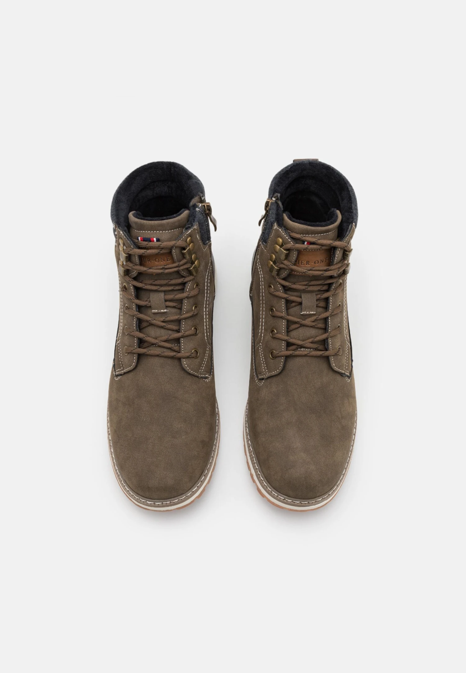 Pier One Botki Sznurowane - Grey 4 Pier One Botki Sznurowane - Grey - obrazek 4