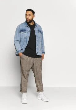 Pier One 2 PACK - T-shirt Basic - Black