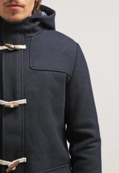 Pier One Krótki Płaszcz - Navy -Pier One e0514f9f157e4e90bd427862806abeb8