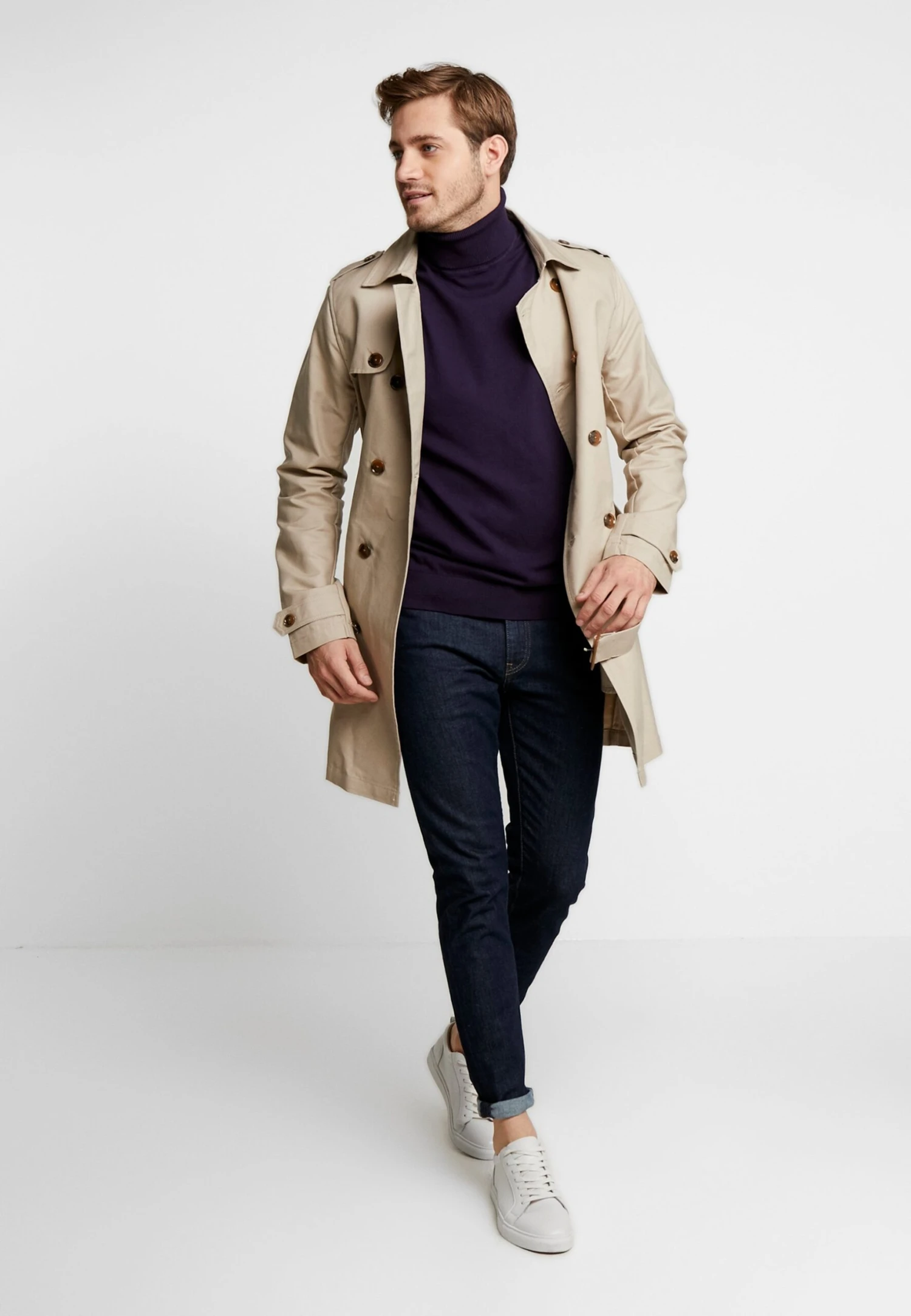 Pier One Sweter - Dark Purple 2 Pier One Sweter - Dark Purple - obrazek 2