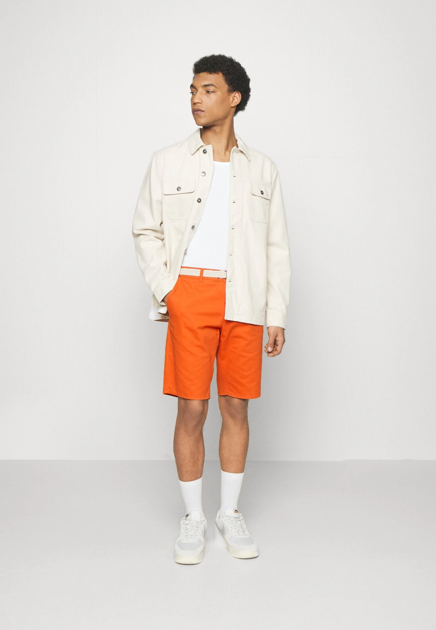 Pier One Szorty - Orange 2 Pier One Szorty - Orange - obrazek 2