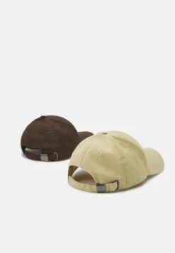 Pier One UNISEX 2 PACK - Czapka Z Daszkiem - Khaki/sand