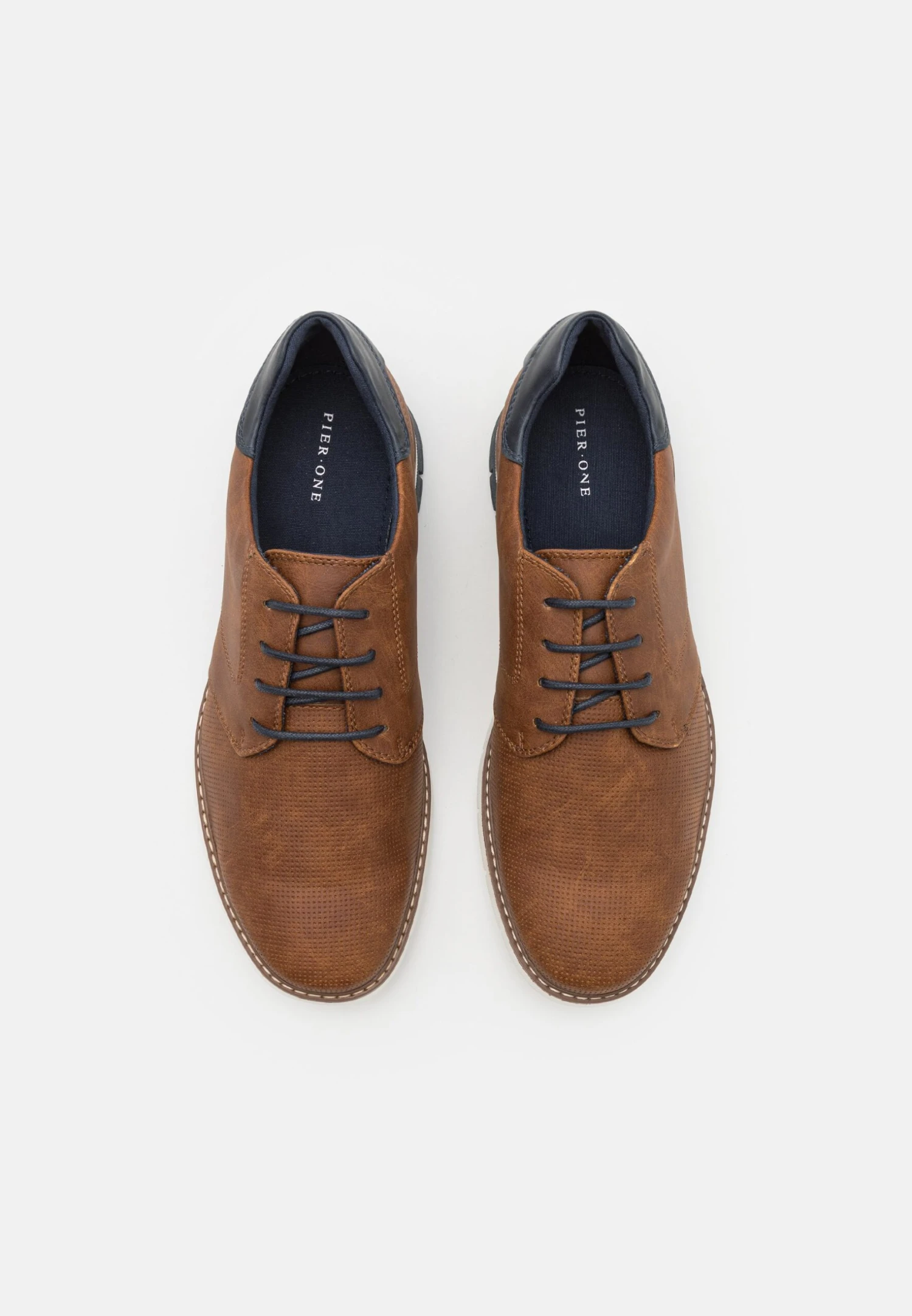 Pier One Sznurowane Obuwie Sportowe - Brown 4 Pier One Sznurowane Obuwie Sportowe - Brown - obrazek 4