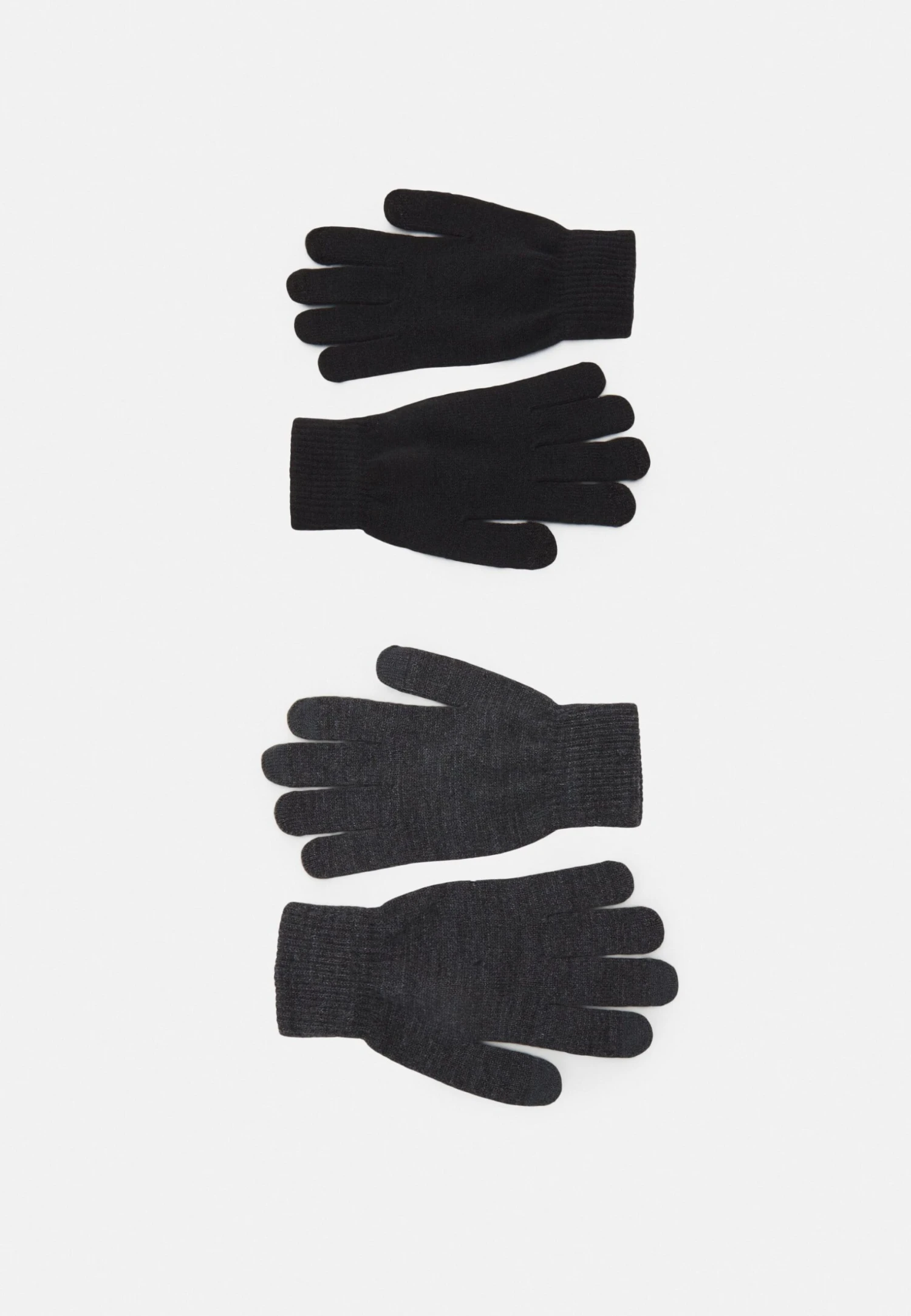 Pier One Rękawiczki Pięciopalcowe - Black/grey 2 Pier One Rękawiczki Pięciopalcowe - Black/grey - obrazek 2