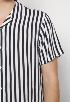 Pier One Koszula - Dark Blue/white -Pier One f04216a06fc842d38c3fc0f259374953