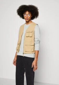 Pier One Kamizelka - Tan -Pier One f195baee9fb6489dbaeb853180d004d6