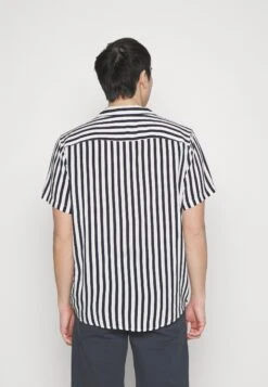 Pier One Koszula - Dark Blue/white -Pier One f20c4c98ed0f469fb44c9fcda6a564b8