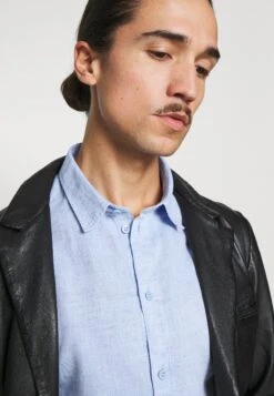 Pier One Koszula - Mottled Blue -Pier One fca3ca22ceae4991bde50472de455c02