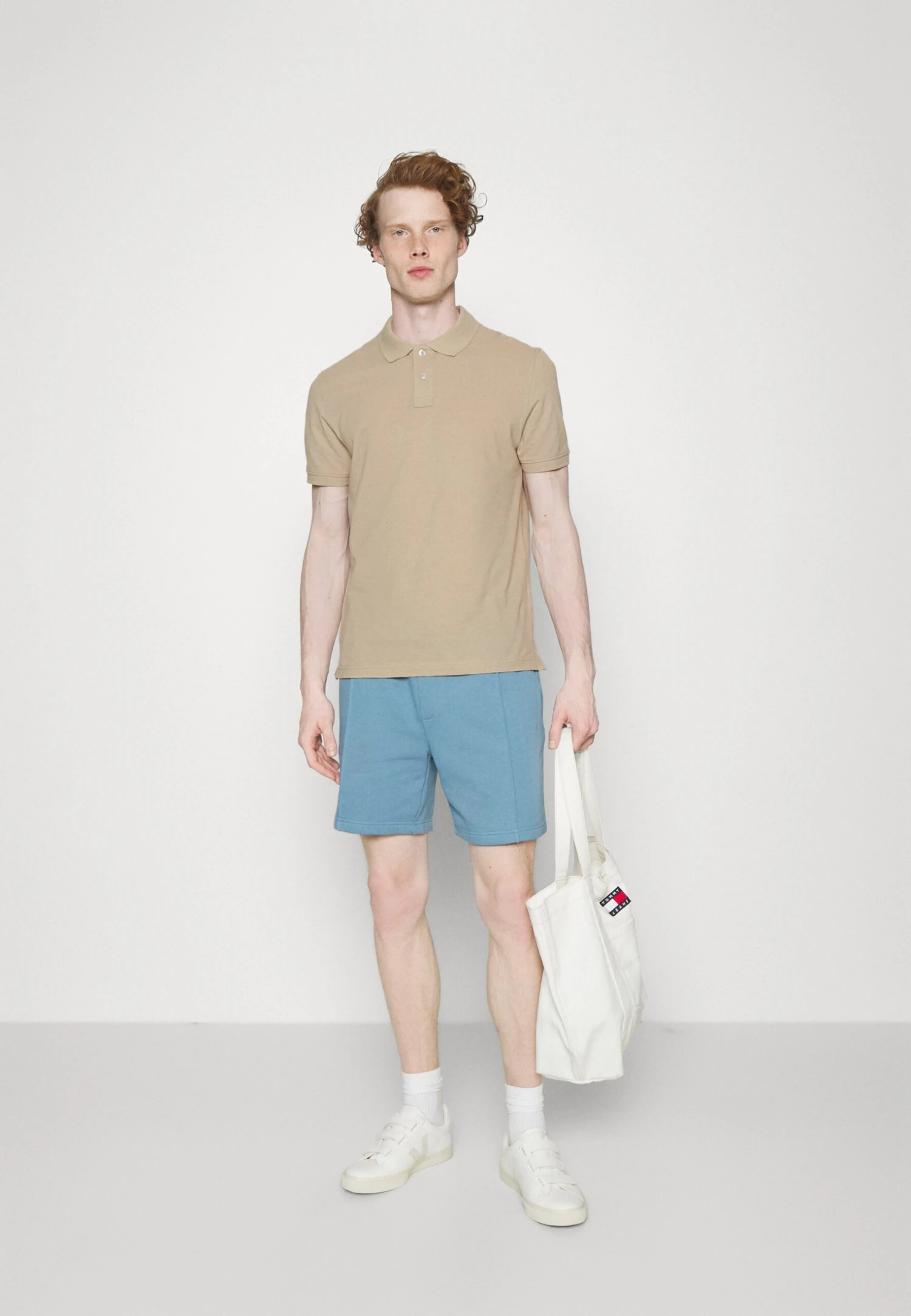 Pier One 5 PACK - Koszulka Polo - Black/blue/beige 1 Pier One 5 PACK - Koszulka Polo - Black/blue/beige